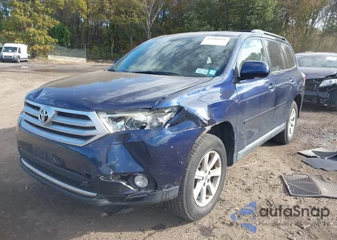2012 Toyota Highlander Se V6 из США, поврежденный, VIN 5TDBK3EH9CS153111